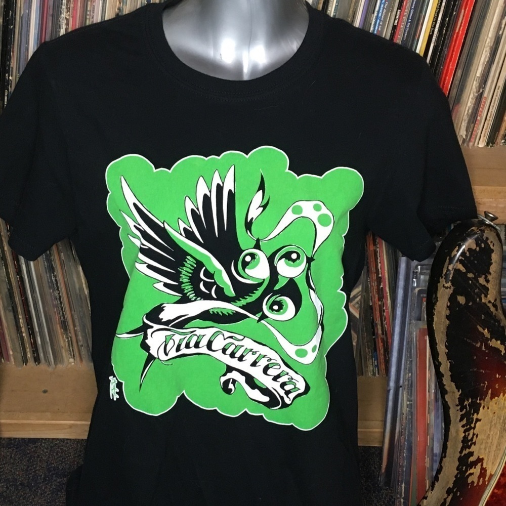 𝅺new Tia Carrera (Heavy Psych/Blues Rock) T-shirt